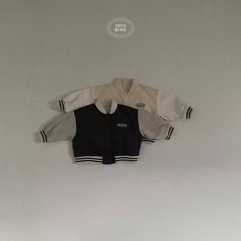 Mini Robe - Korean Baby Fashion - #onlinebabyshop - Beeb Champion Jumper - 3