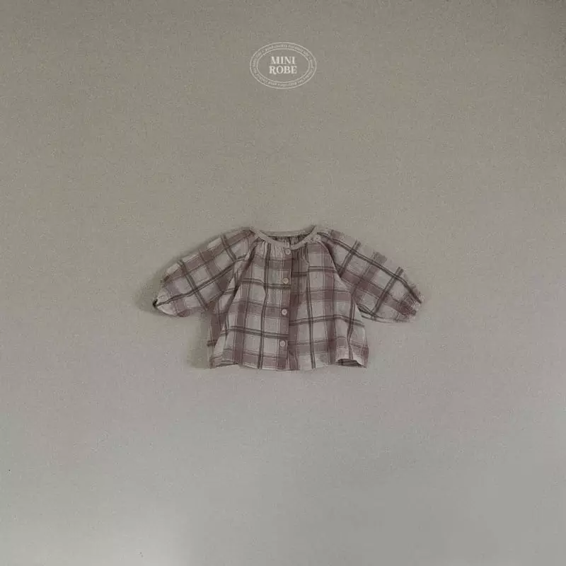 Mini Robe - Korean Baby Fashion - #onlinebabyshop - Bebe Sharp Blouse