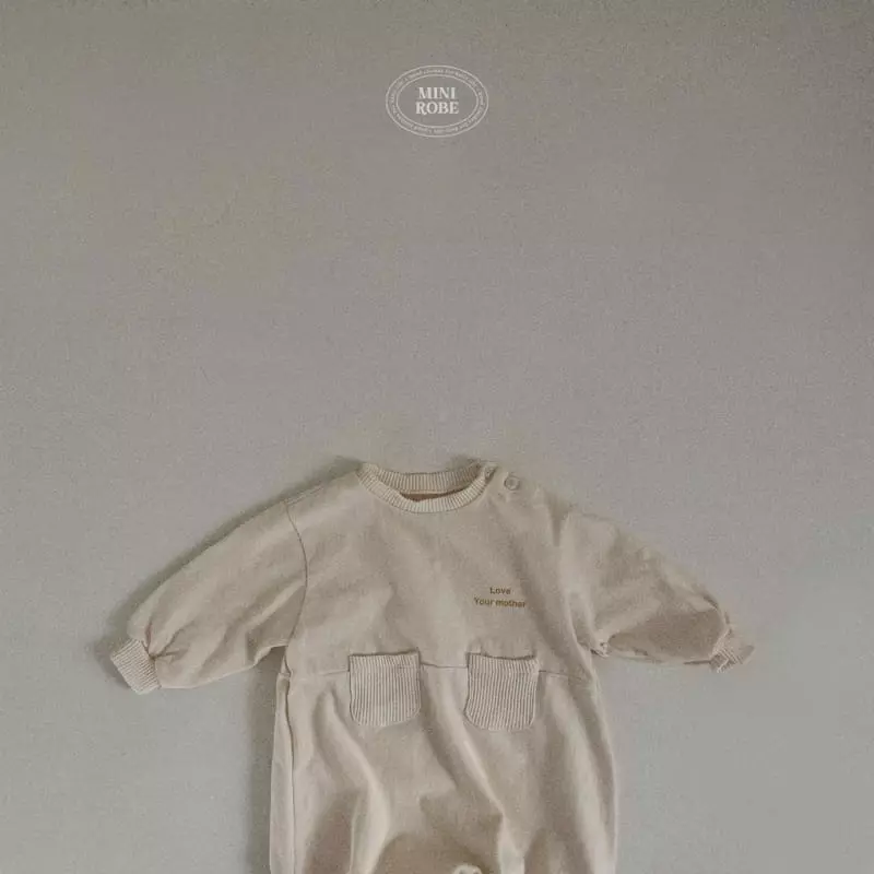 Mini Robe - Korean Baby Fashion - #onlinebabyshop - Bebe Milk Lit Bodysuit - 11