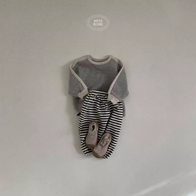 Mini Robe - Korean Baby Fashion - #onlinebabyshop - Bebe Line Tee - 7