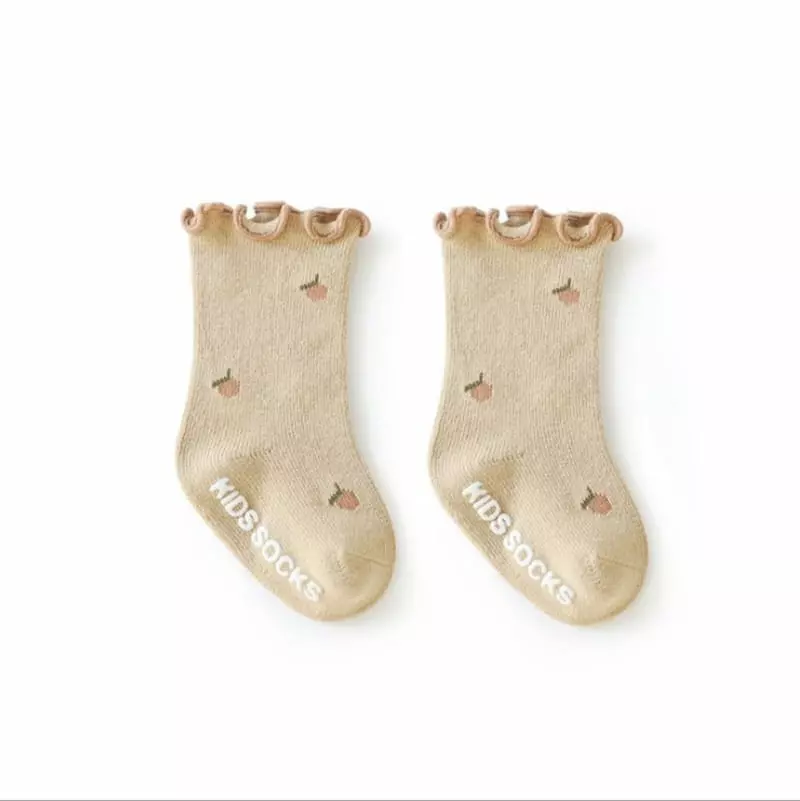 Miso - Korean Children Fashion - #kidzfashiontrend - Flower Shirring Socks - 2