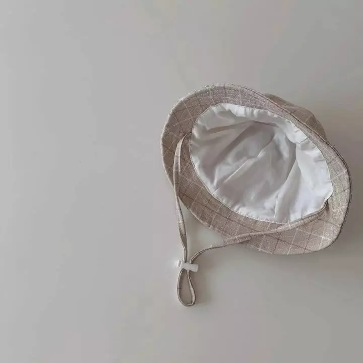 Miso - Korean Children Fashion - #minifashionista - Bebe Check Bucket Hat - 5