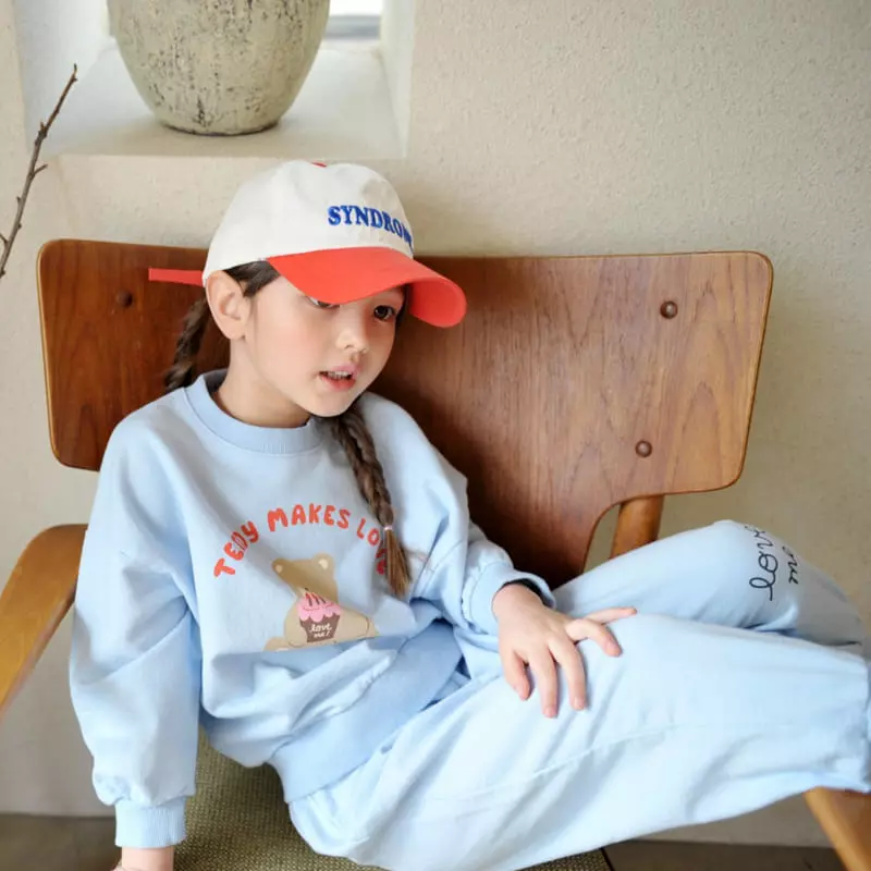 Momo Ann - Korean Children Fashion - #childrensboutique - Teddy Top Bottom Set - 5