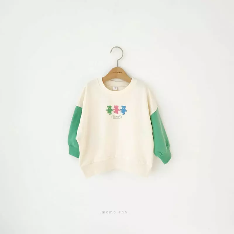 Momo Ann - Korean Children Fashion - #kidsshorts - Jelly Bear Sweatshirt