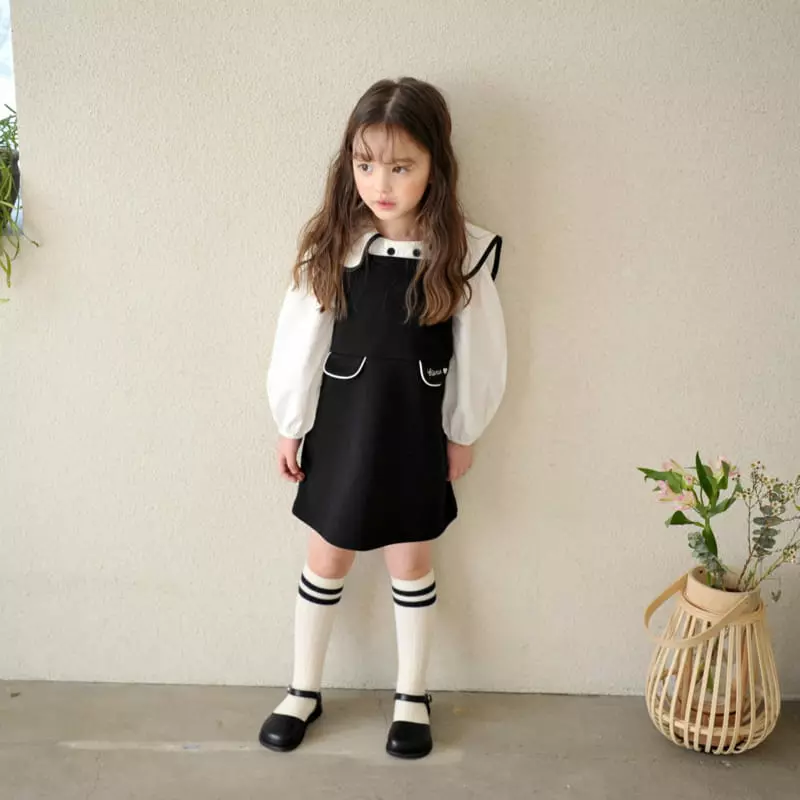 Momo Ann - Korean Children Fashion - #kidsshorts - Simple One-piece - 4