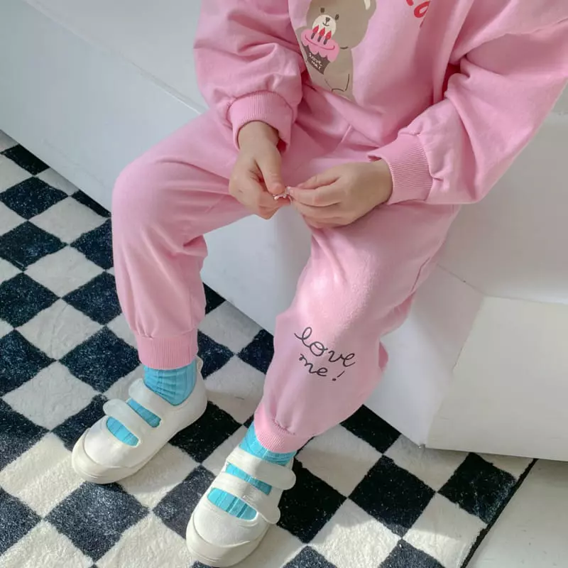 Momo Ann - Korean Children Fashion - #kidzfashiontrend - Teddy Top Bottom Set - 11
