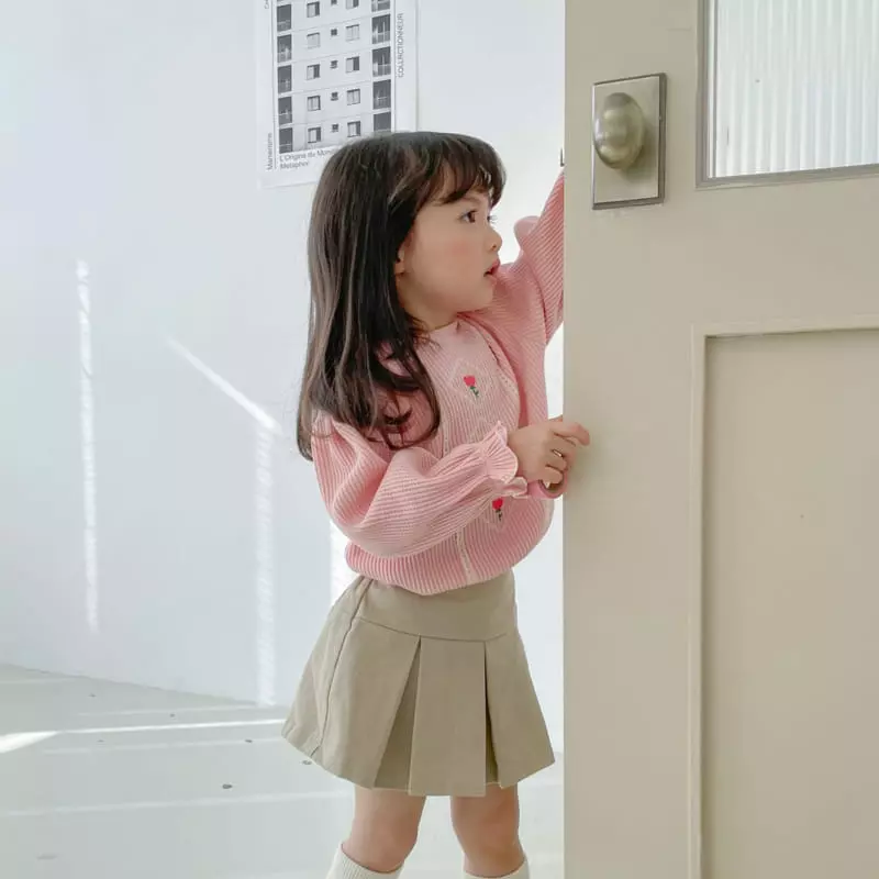 Momo Ann - Korean Children Fashion - #kidzfashiontrend - Wrinkle Skirt Pants - 7