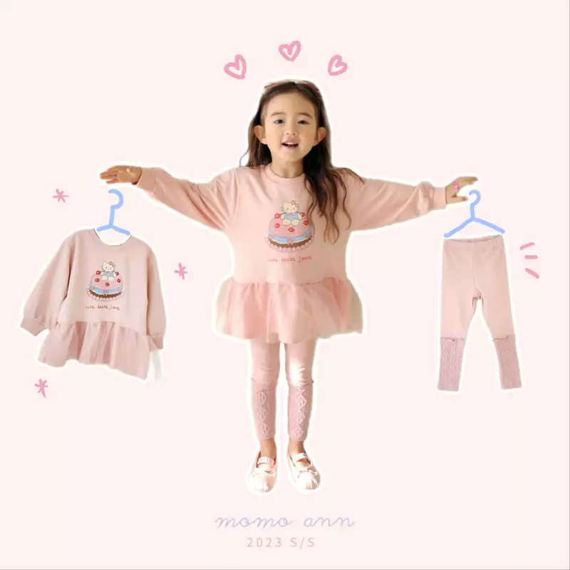 Momo Ann - Korean Children Fashion - #magicofchildhood - Pudding Sha Long Tee