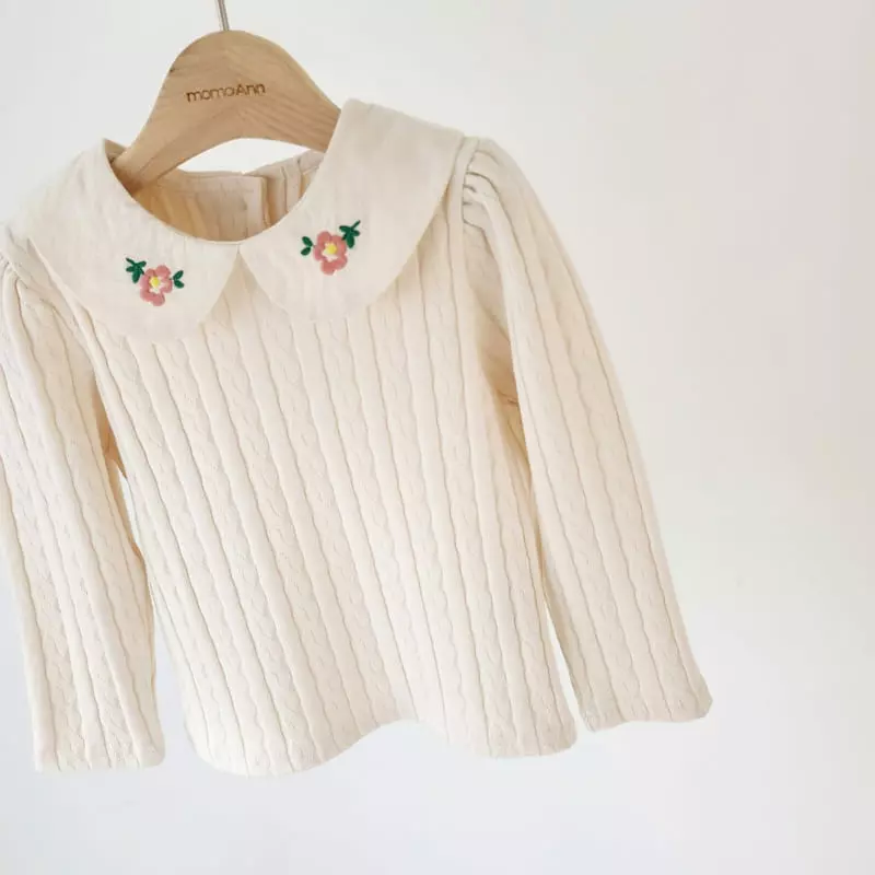 Momo Ann - Korean Children Fashion - #magicofchildhood - Roa Collar Tee - 10