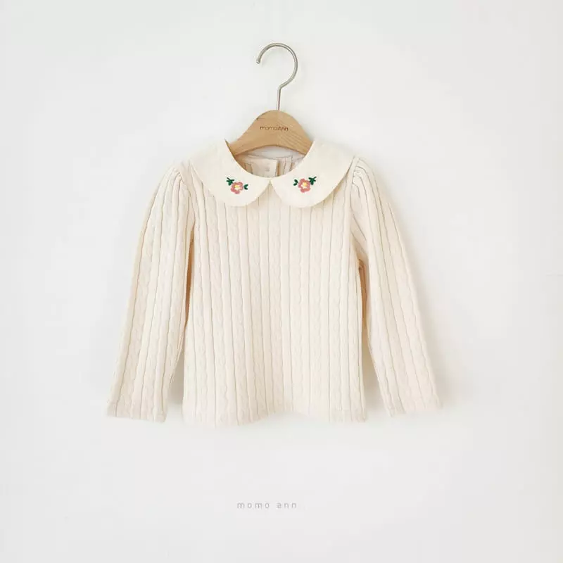 Momo Ann - Korean Children Fashion - #minifashionista - Roa Collar Tee - 11