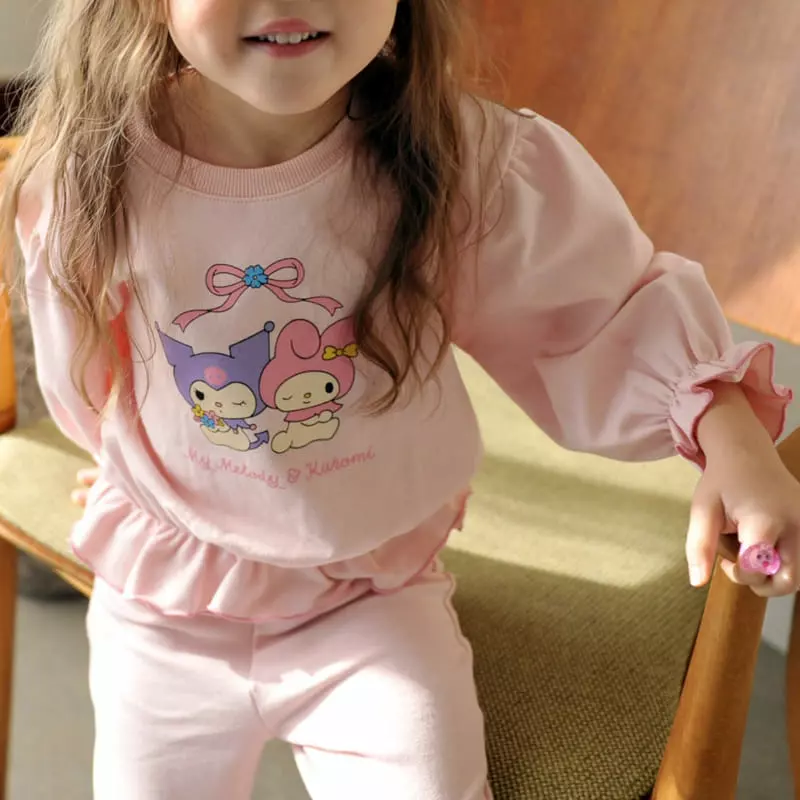 Momo Ann - Korean Children Fashion - #prettylittlegirls - Melody Top Bottom Set - 2