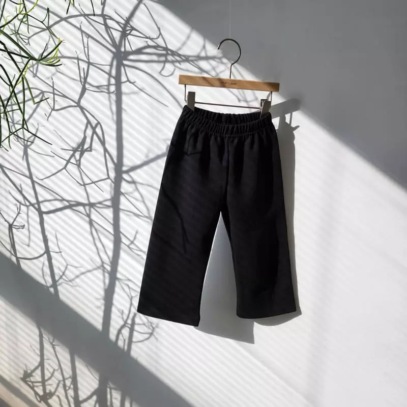 Momo Ann - Korean Children Fashion - #prettylittlegirls - Wide Black Pants