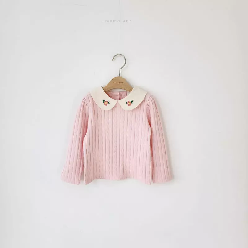 Momo Ann - Korean Children Fashion - #prettylittlegirls - Roa Collar Tee - 12