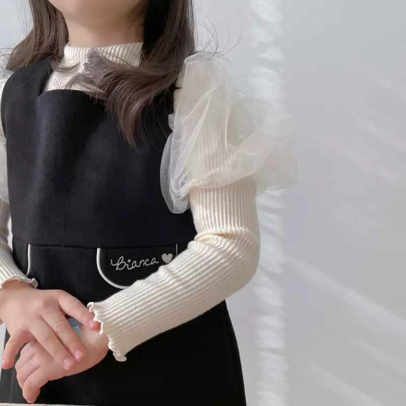 Momo Ann - Korean Children Fashion - #prettylittlegirls - Sha Rib Tee - 11