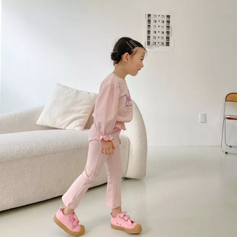Momo Ann - Korean Children Fashion - #stylishchildhood - Melody Top Bottom Set - 5