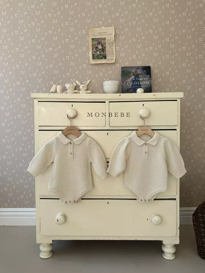 Monbebe - Korean Baby Fashion - #babyboutique - Roran Collar Bodysuit - 9