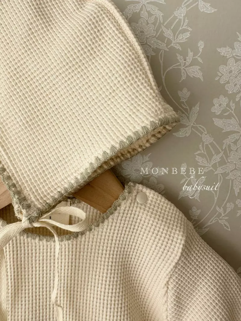 Monbebe - Korean Baby Fashion - #babyboutique - Mello Waffle Bodysuit