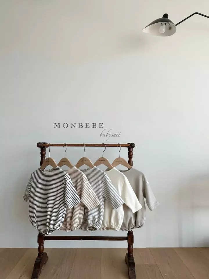 Monbebe - Korean Baby Fashion - #babyboutiqueclothing - Baby Bodysuit - 4