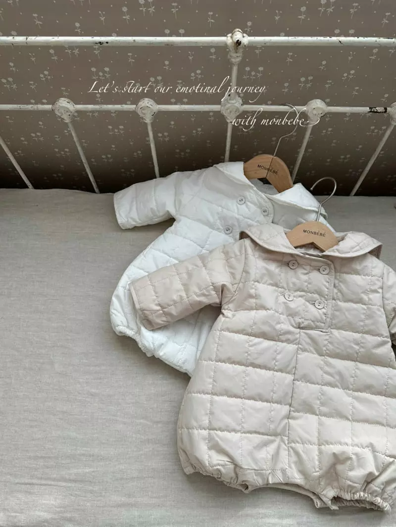 Monbebe - Korean Baby Fashion - #babyfever - Quilting Bodysuit