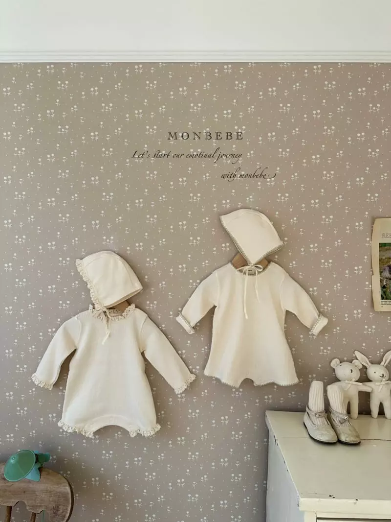 Monbebe - Korean Baby Fashion - #babylifestyle - Mello Waffle Bodysuit - 7