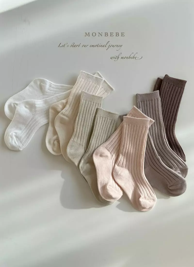 Monbebe - Korean Baby Fashion - #babyoninstagram - Silvy Socks Set