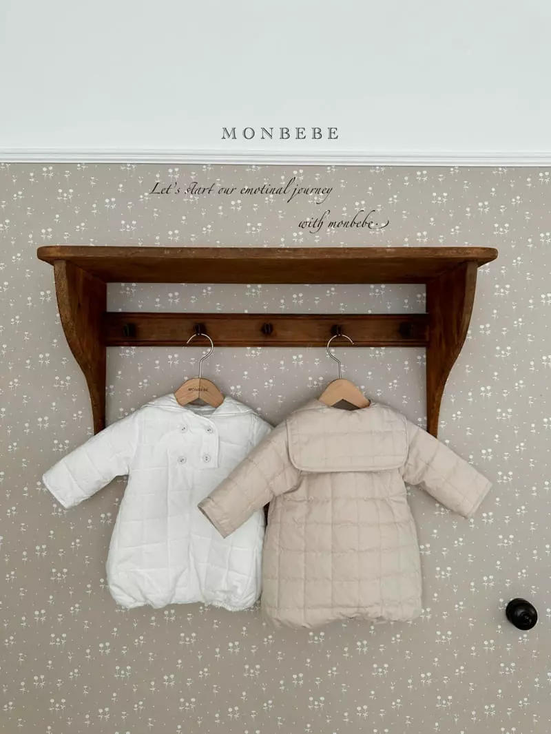 Monbebe - Korean Baby Fashion - #babylifestyle - Quilting Bodysuit - 4