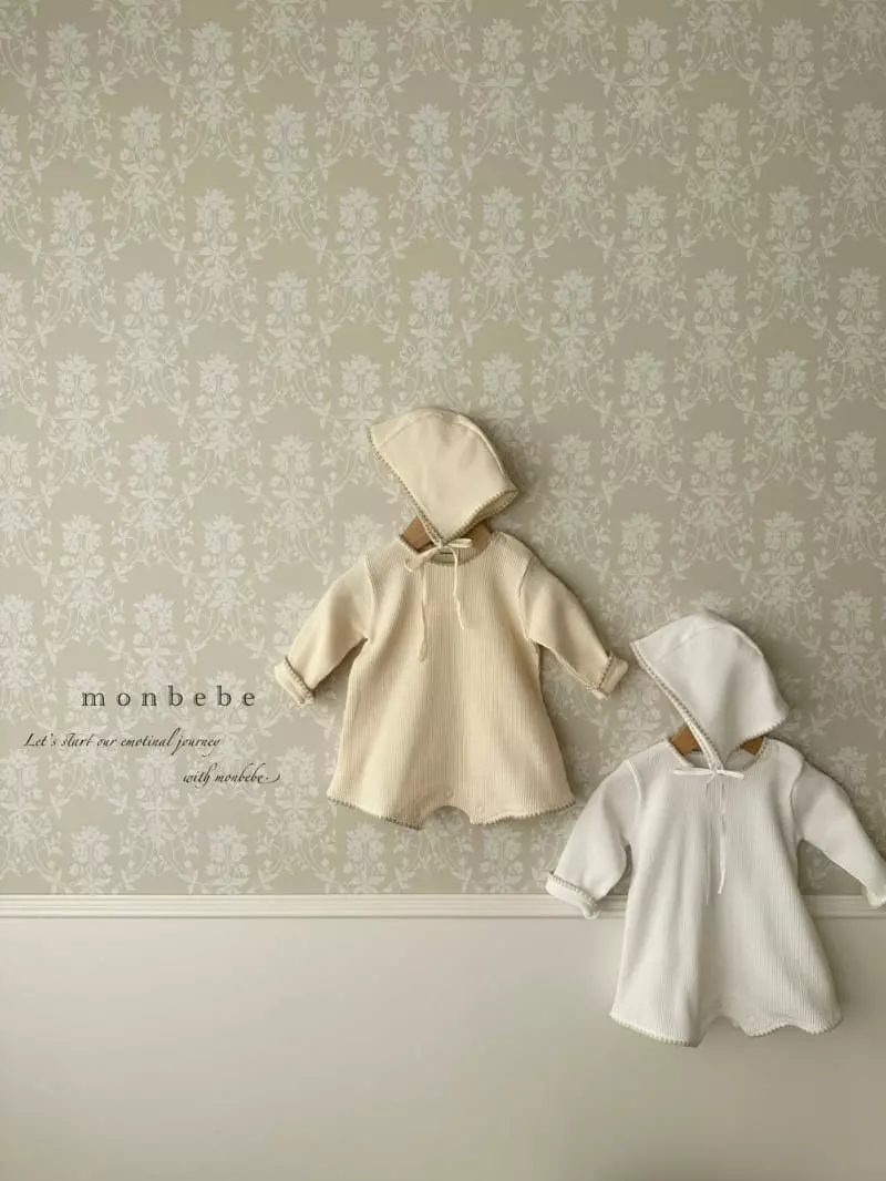 Monbebe - Korean Baby Fashion - #babyootd - Mello Waffle Bodysuit - 9