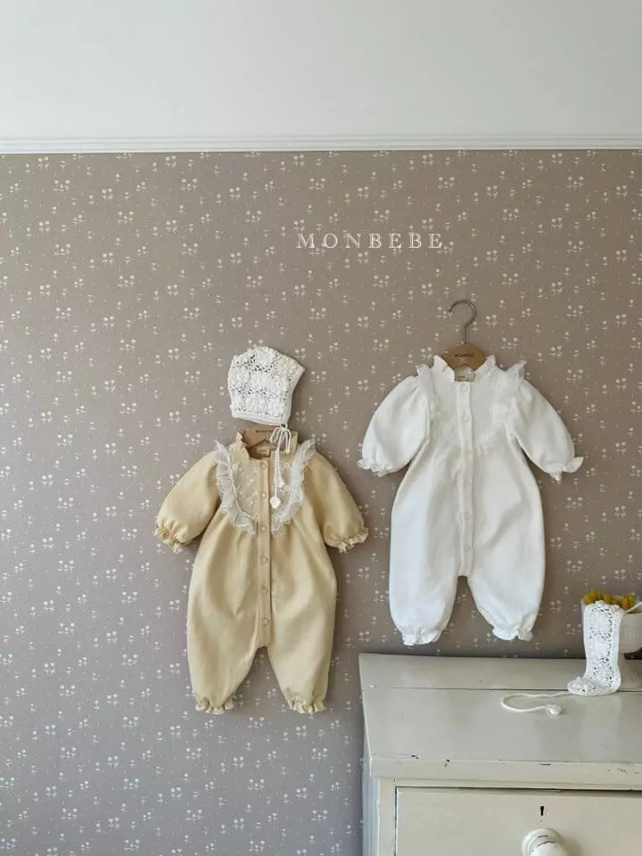 Monbebe - Korean Baby Fashion - #babyoutfit - Baby Laina Bodysuit - 6