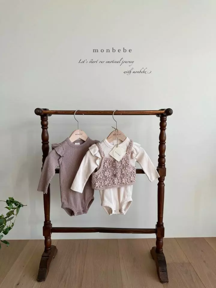 Monbebe - Korean Baby Fashion - #babyoutfit - Blossom Bodysuit - 4