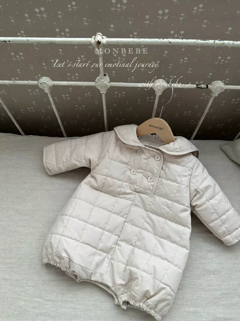 Monbebe - Korean Baby Fashion - #onlinebabyboutique - Quilting Bodysuit - 9