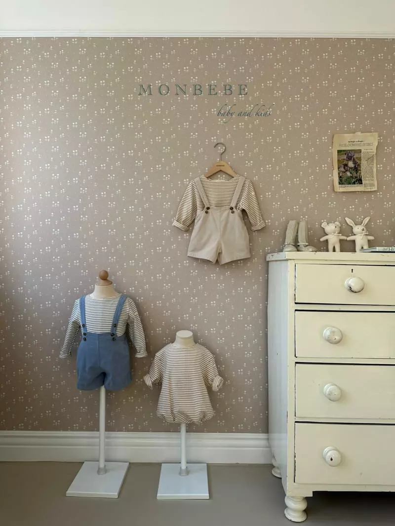 Monbebe - Korean Children Fashion - #kidsstore - Spring Dungarees - 12