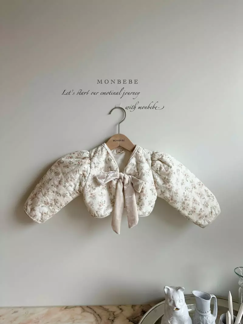 Monbebe - Korean Children Fashion - #minifashionista - Flower Bonding Jacket - 2