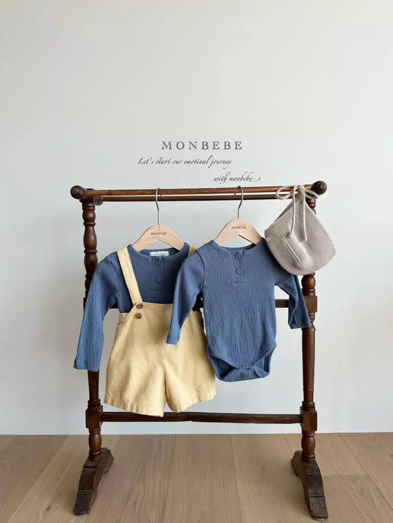 Monbebe - Korean Children Fashion - #prettylittlegirls - Button Rib Tee - 4