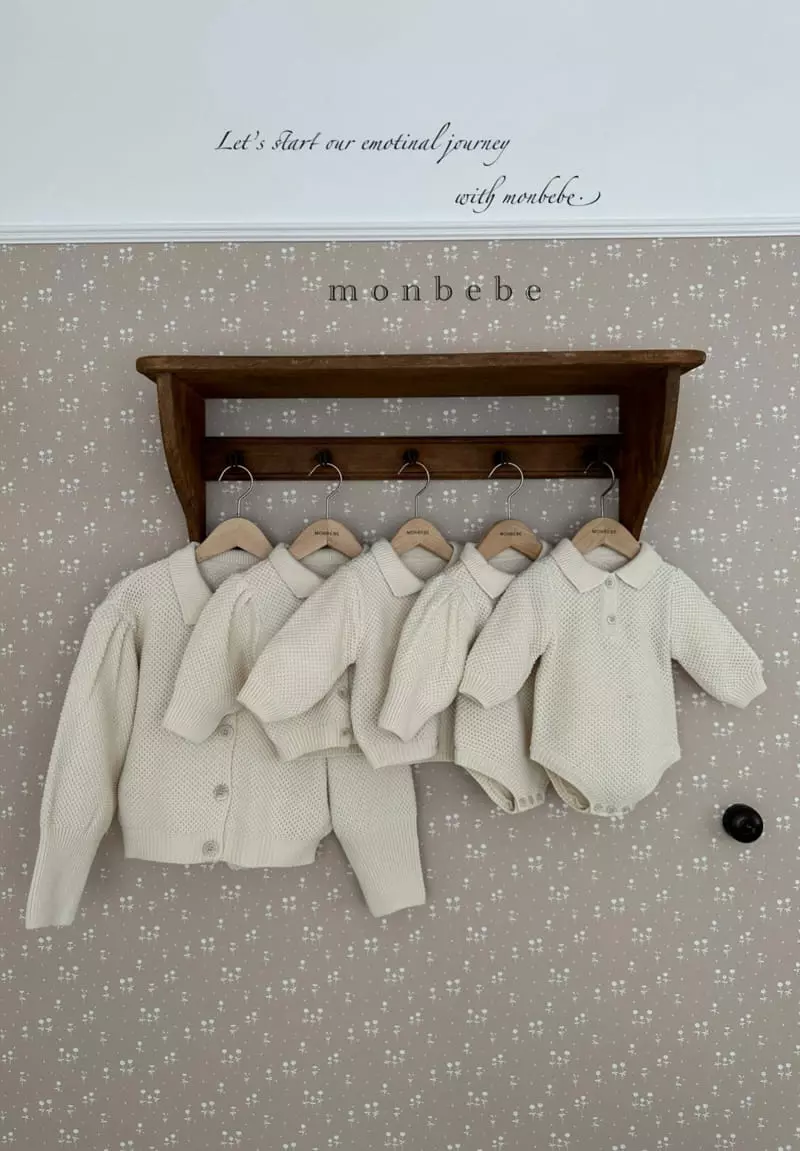 Monbebe - Korean Women Fashion - #romanticstyle - Mom Roran Puff Cardigan - 4