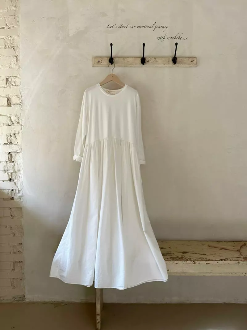 Monbebe - Korean Women Fashion - #vintageinspired - Mom Daily One-piece - 3