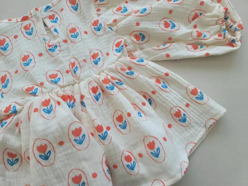 Moran - Korean Baby Fashion - #babyclothing - Cuty Bloomer Top Bottom Set - 6