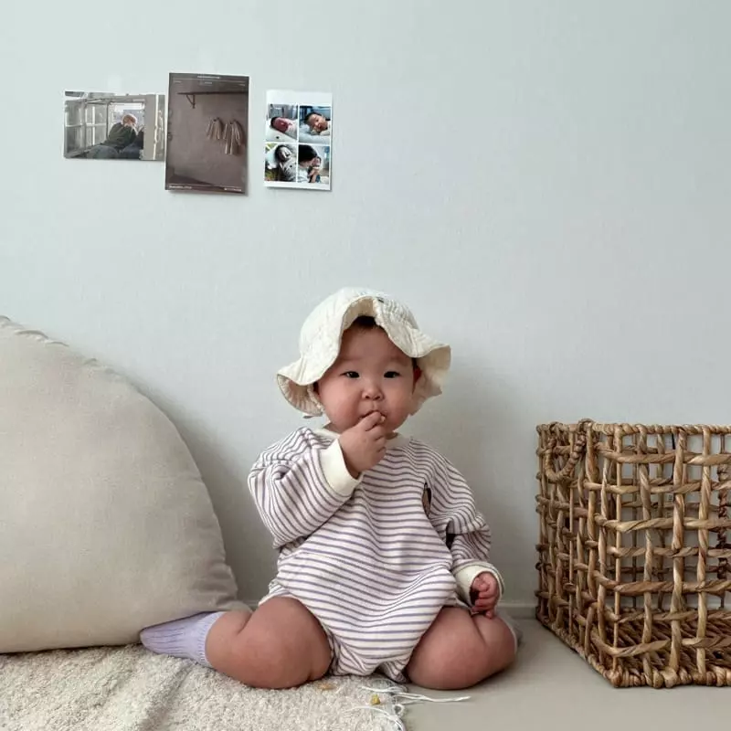 Moran - Korean Baby Fashion - #babygirlfashion - Pocket Bear Bodysuit - 3