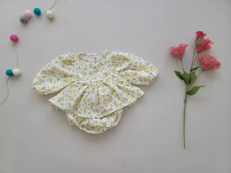 Moran - Korean Baby Fashion - #babylifestyle - Cuty Bloomer Top Bottom Set - 10