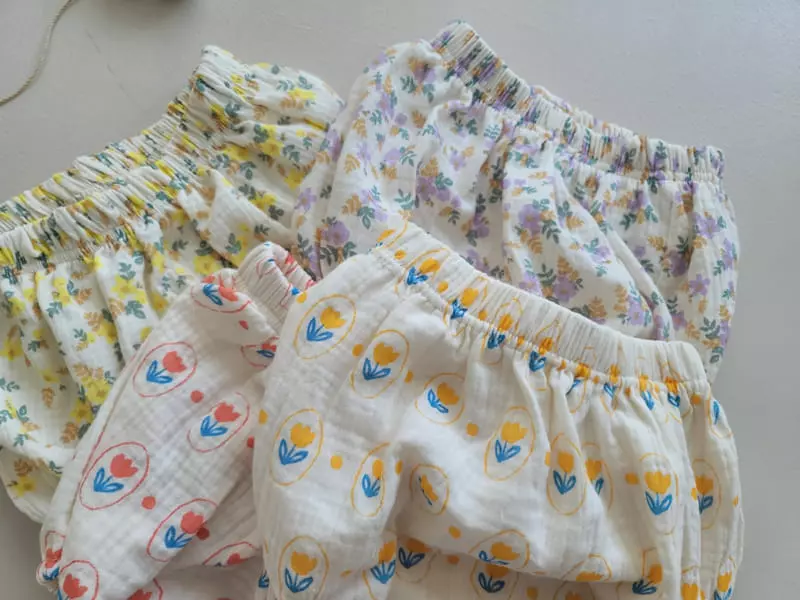 Moran - Korean Baby Fashion - #smilingbaby - Cuty Bloomer Top Bottom Set - 3