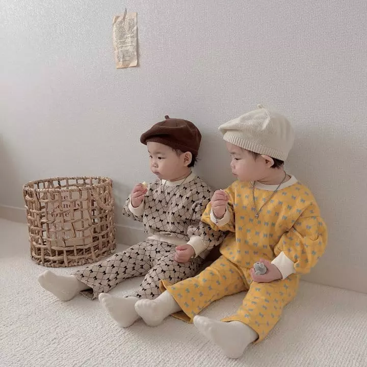 Moran - Korean Children Fashion - #childofig - Ribbon Top Bootscut Set - 8