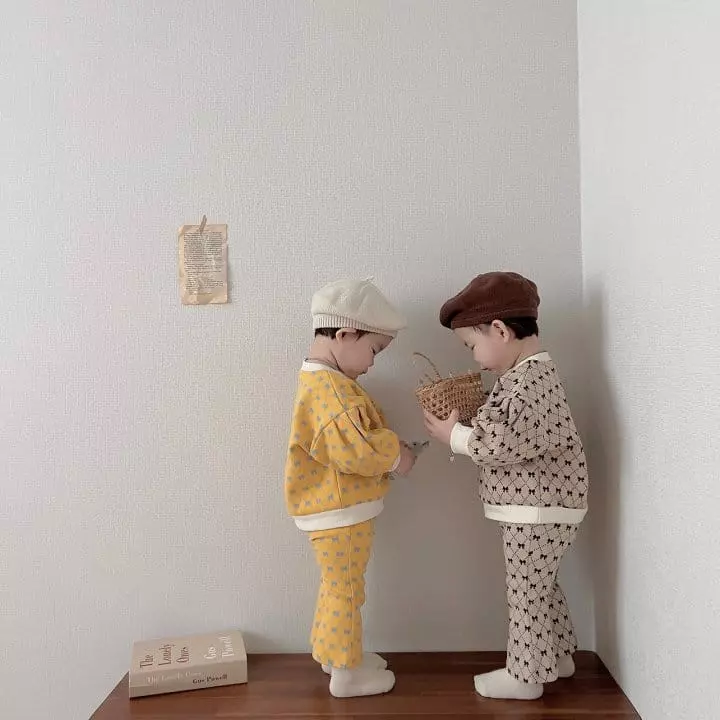 Moran - Korean Children Fashion - #childofig - Ribbon Top Bootscut Set - 9