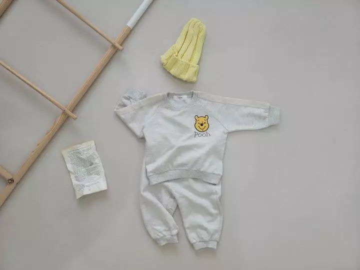Moran - Korean Children Fashion - #fashionkids - Line D TOp Bottom Set - 4