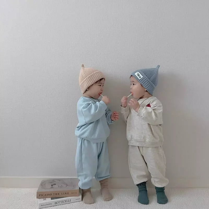 Moran - Korean Children Fashion - #kidzfashiontrend - Rainbow Top Bottom Set - 7