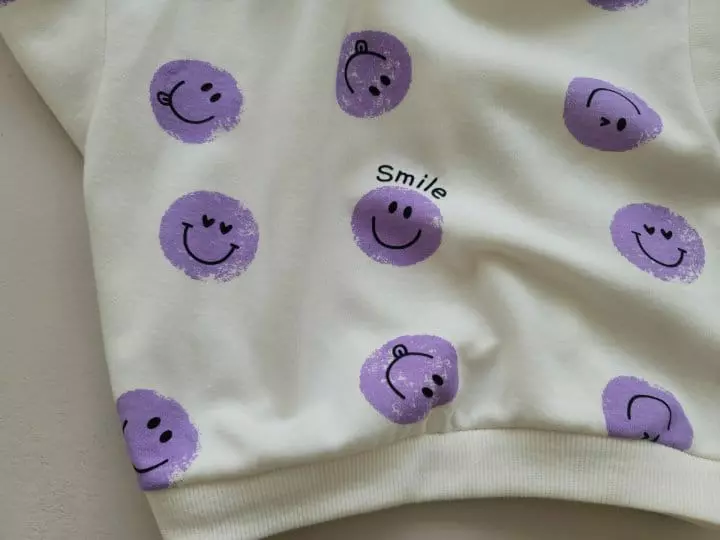 Moran - Korean Children Fashion - #magicofchildhood - Vintage Smile Top Bottom Set - 5