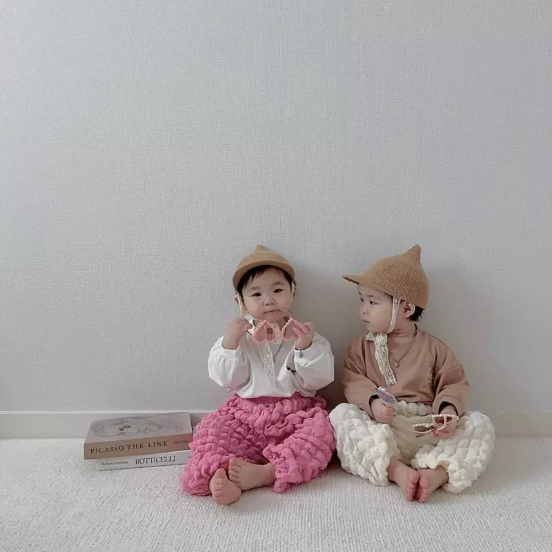 Moran - Korean Children Fashion - #prettylittlegirls - Waffle Pants - 9