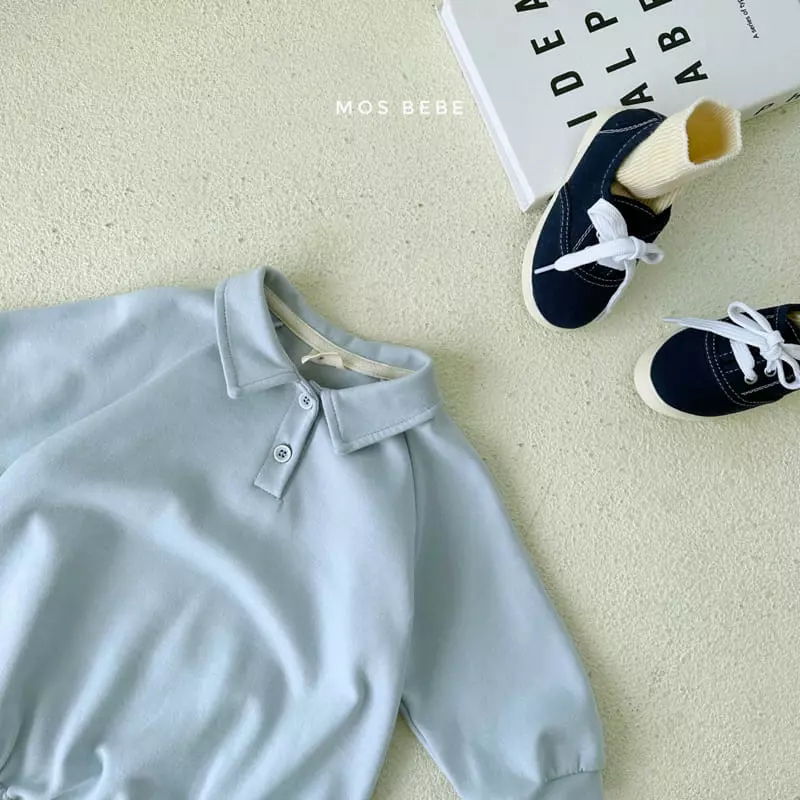 Mos Bebe - Korean Baby Fashion - #babyboutiqueclothing - Basic Collar Bodysuit - 10
