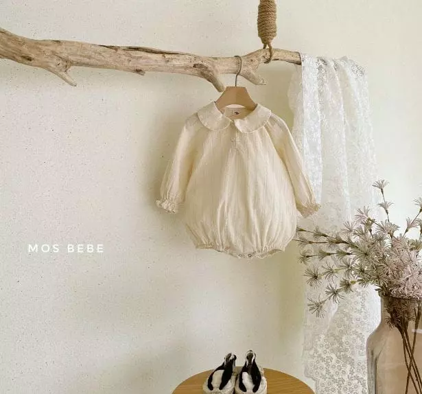 Mos Bebe - Korean Baby Fashion - #babyfever - Biangca Collar Bodysuit - 3