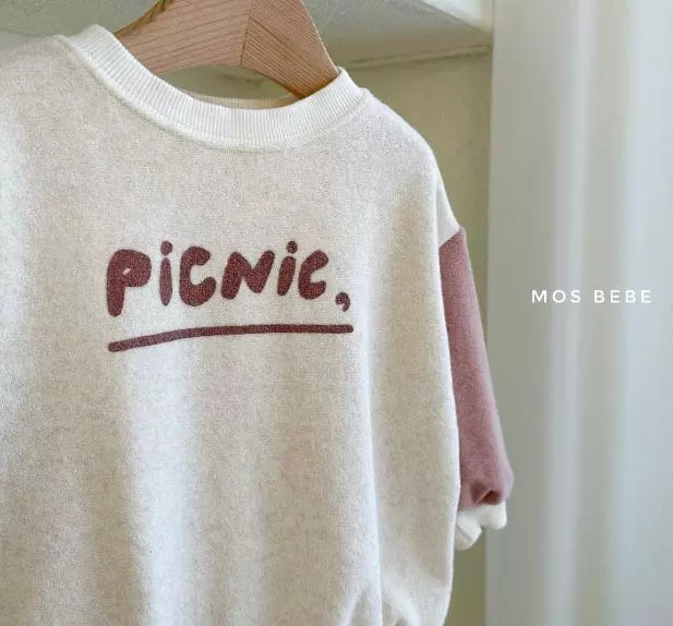 Mos Bebe - Korean Baby Fashion - #babyfever - Picnic Terry Bodysuit - 7