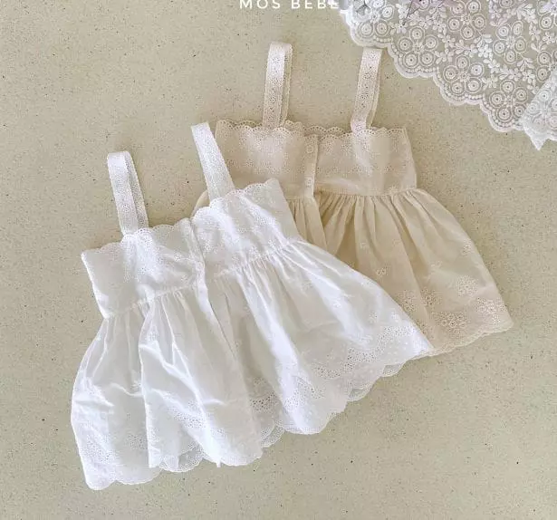 Mos Bebe - Korean Baby Fashion - #babylifestyle - Bebe Lace Bustier - 2