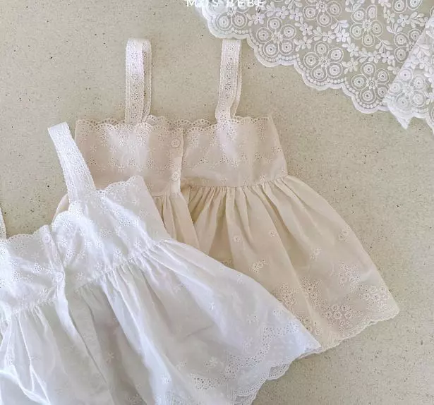 Mos Bebe - Korean Baby Fashion - #babyoninstagram - Bebe Lace Bustier - 3